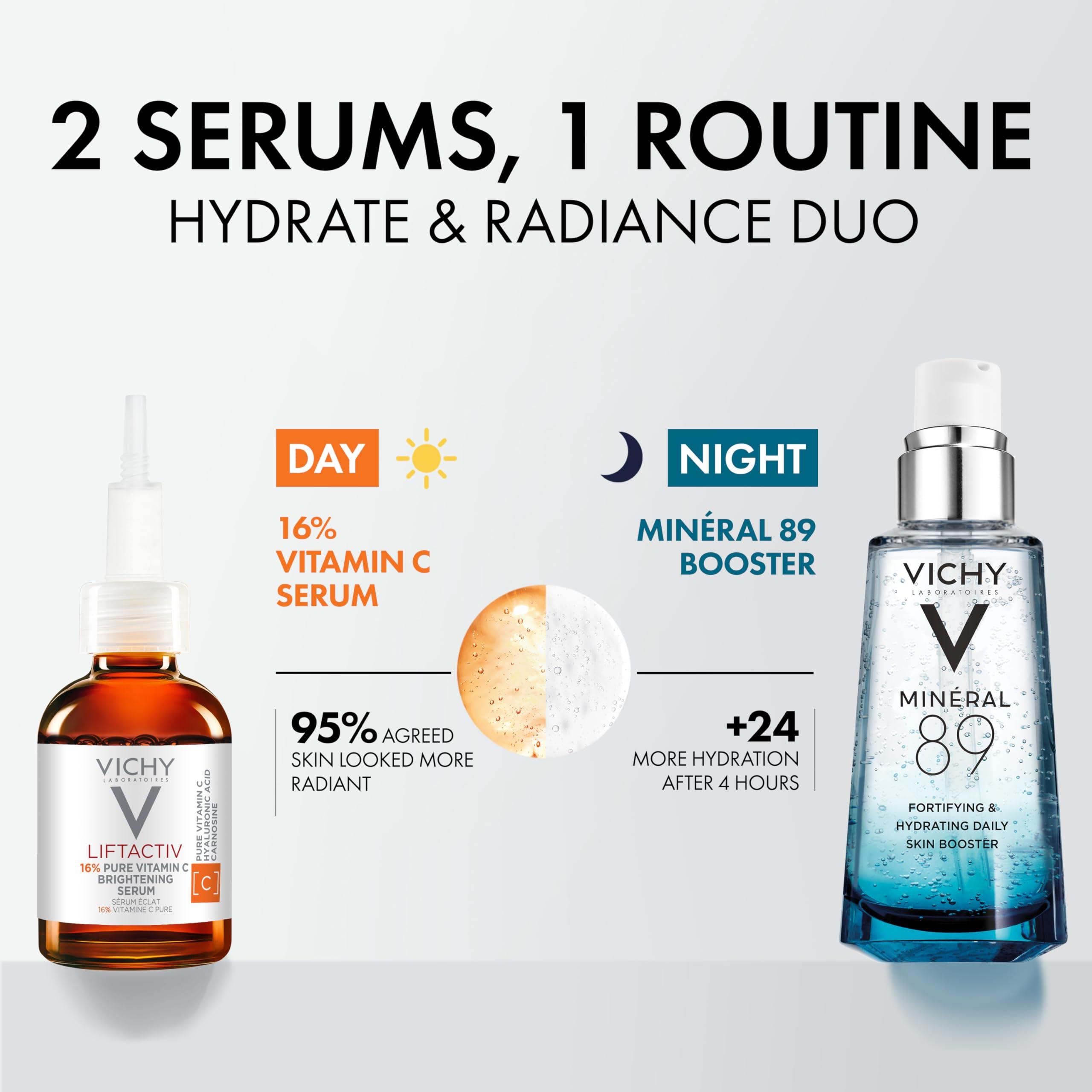 VICHY NEW 16% LiftActiv Vit C + M89 Booster 30ml Bundle