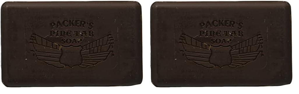 Packers Packers Pine Tar Soap, 3.3 Ounce (Pack of 2)