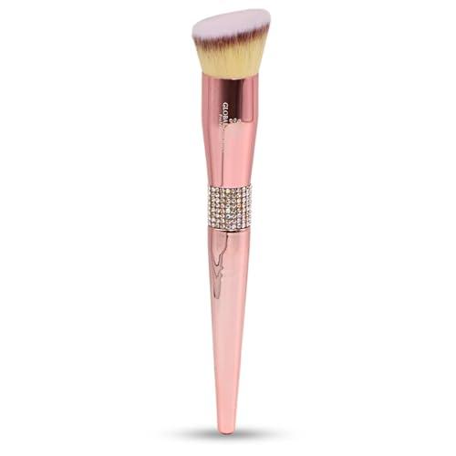 GLOBAL FASHION Professional Rose Gold Makeup Brush - Foundation & Concealer Blending Brushes - Synthetic Bristles - Global Fashion, 21 x 4 x 1.50cm, 15g, Pink