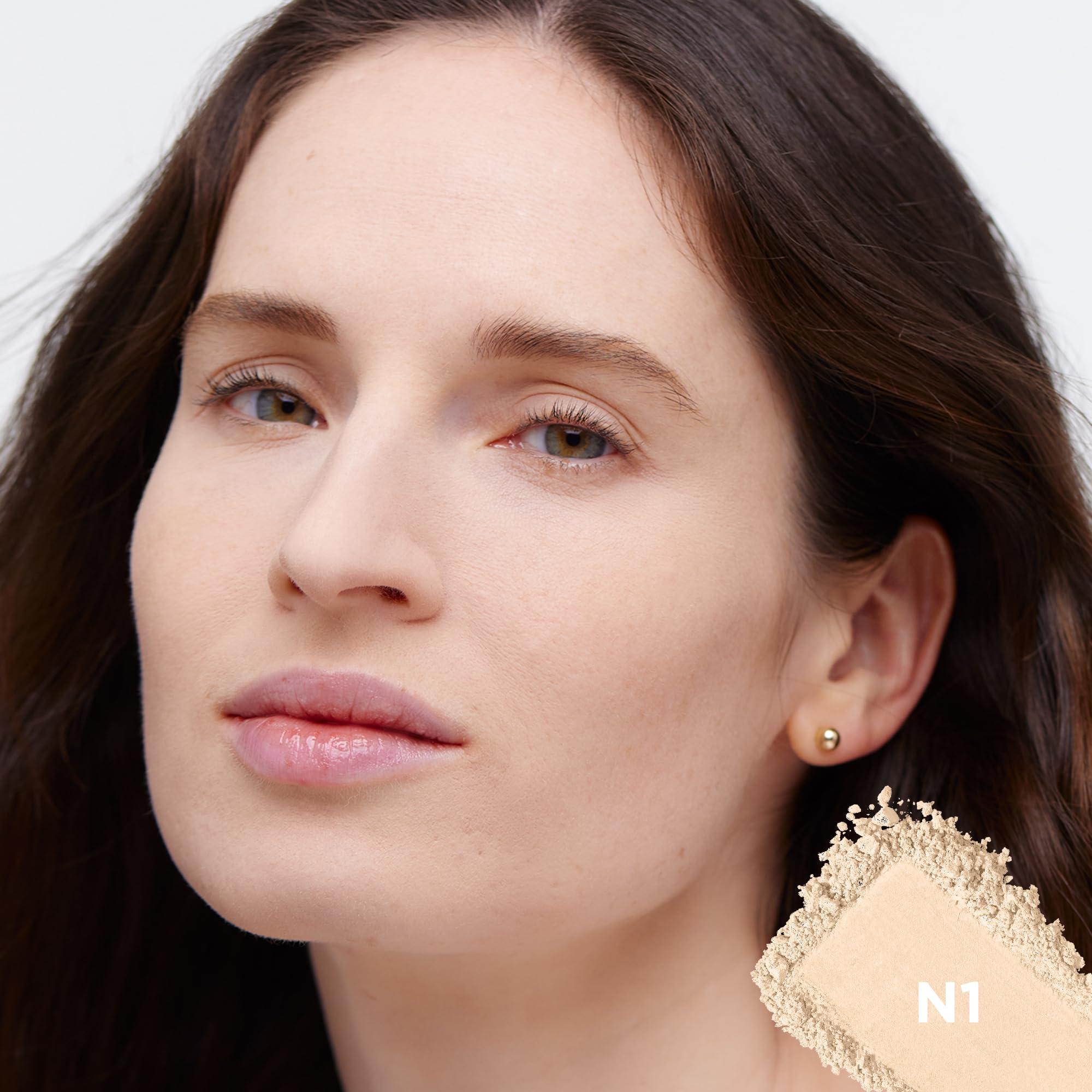 L'Oréal Paris L\'Oreal Paris True Match Super Blendable Oil Free Foundation Powder, N1 Light, 0.33 oz, Packaging May Vary