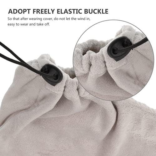 HEALLILY HEALLILY Paraffin Wax Bath Cotton Booties Moisturizing Work Foot Covers Feet Treatment Kit Grey Paraffin Wax Warmer Insulated Foot Wraps for Women Warm Therapy