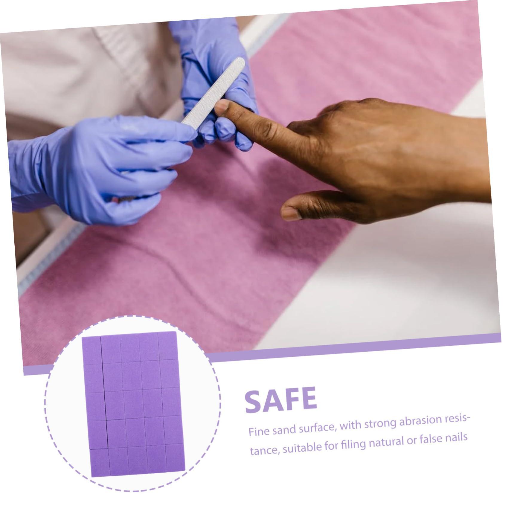 PLAFOPE PLAFOPE Professional Manicure Kit 50pcs Nail File Buffer Block Sponge Nail Buffers Fingernail Files Buffer Nail Buffing Block for Acrylic Nails