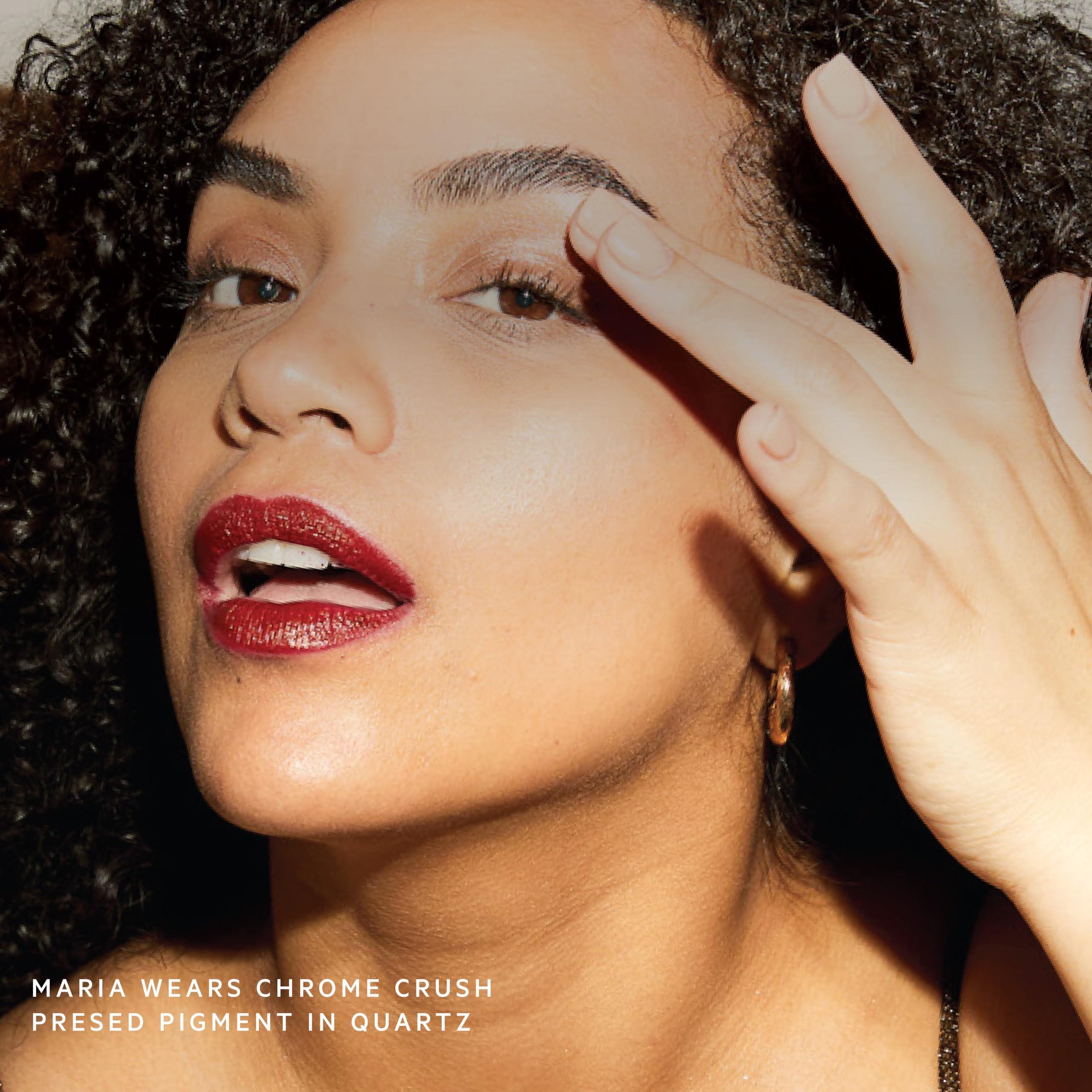 FLOWER BEAUTY FLOWER BEAUTY By Drew Barrymore Chrome Crush Eyeshadow - Gel Powder + Buildable Formula - Shimmer + Glitter - Eyeshadow Topper (Copper)