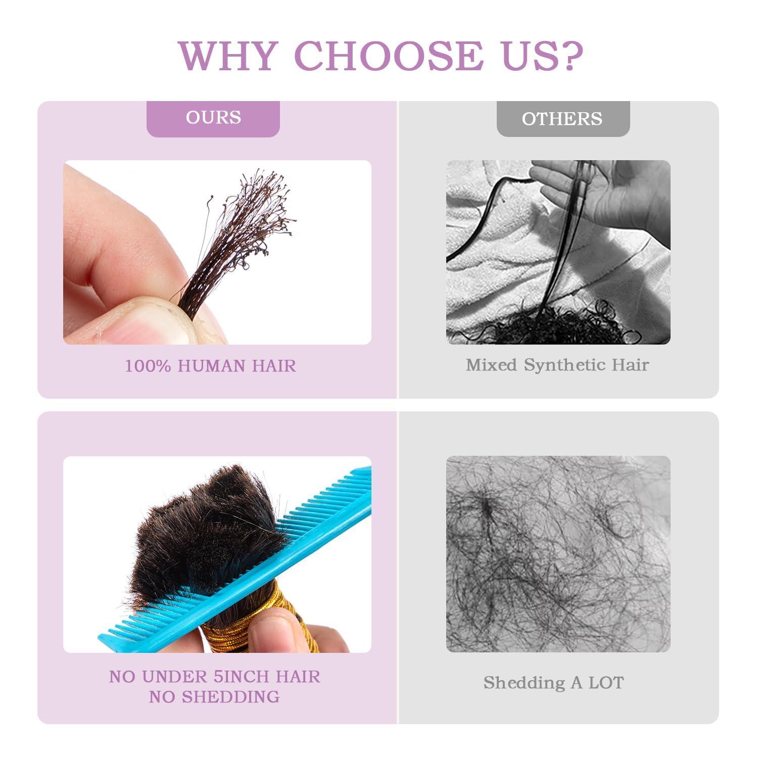 originea Human Braiding Hair 1 Bundle 100g Deep Water Wave Bulk Human Hair for Braiding No Weft 10A Brazilian Virgin Curly Human Hair Extensions for Boho Braids Wet and Wavy (Natural Black, 18Inch 50g)