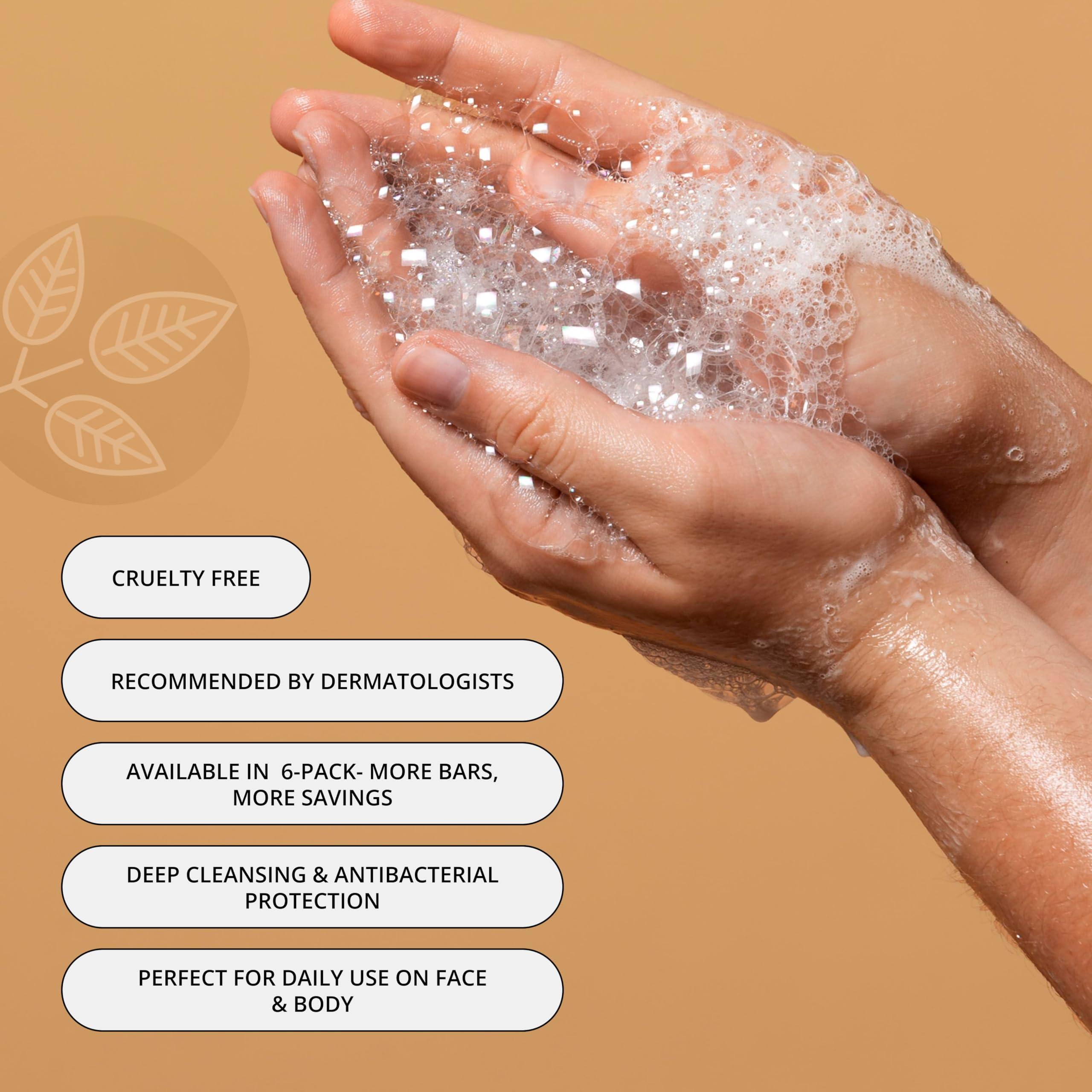 Cuticura Cuticura Deep Cleansing Face and Body Soap, ORIGINAL  Deep Cleansing Bar Soap for Blemish-Prone Skin 3 oz (Pack of 6)