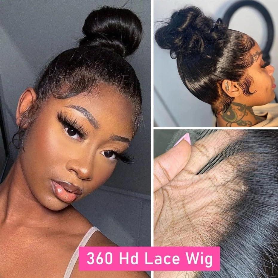 Generic 369 Full Lace Frontal Human Hair Pre Plucked Wigs
