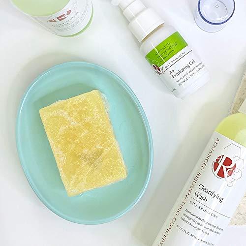 ADVANCED REJUVENATING CONCEPTS ADVANCED REJUVENATING CONCEPTS Oily Skin/Acne Clear Skin Face & Body Bar, for Body Acne, Breakouts and Blemishes, Sport Body Wash, 3.5 Ounce Bar Soap