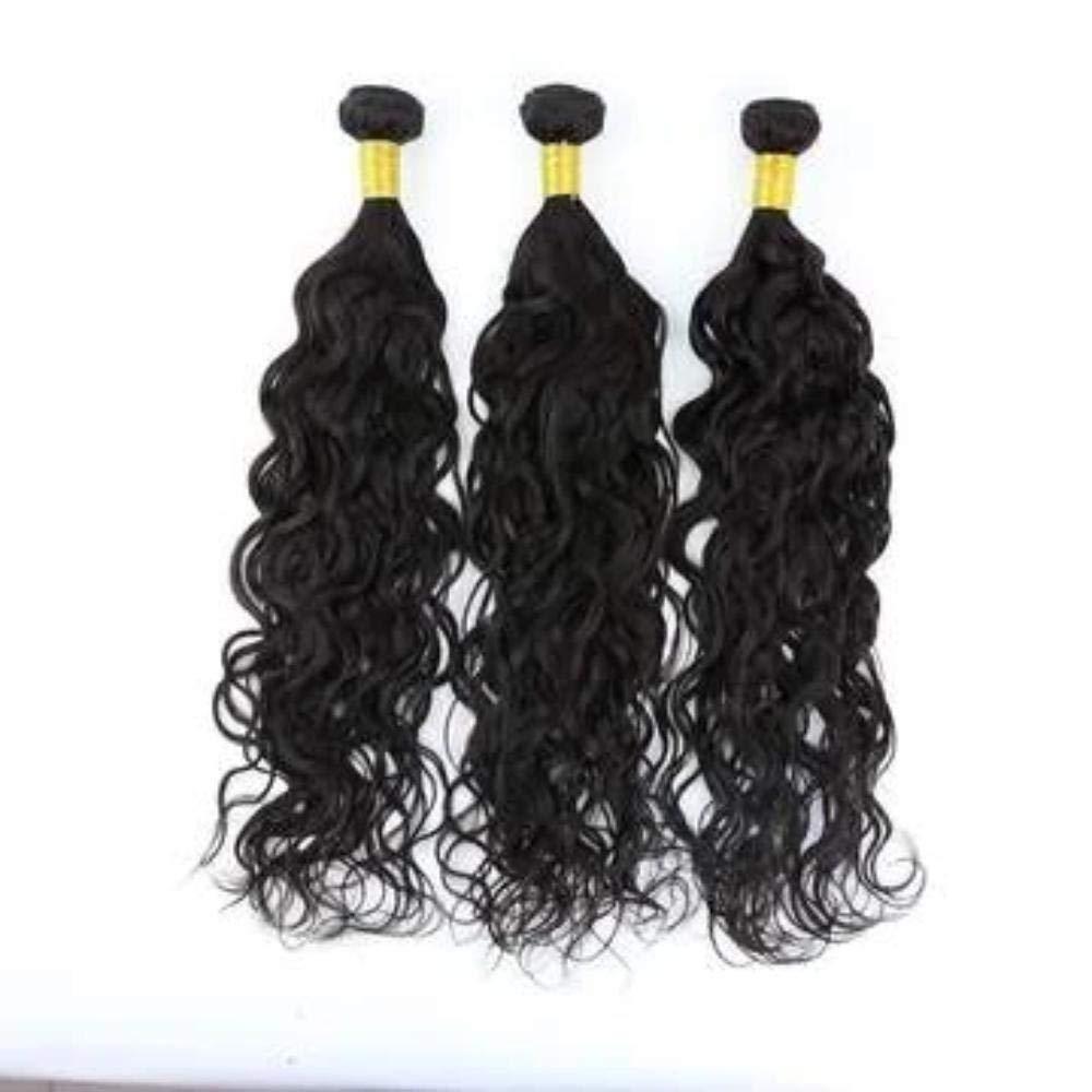 NA Brazilian Hair Bundles (3pcs) + Lace Frontal (1pc) Natural wave