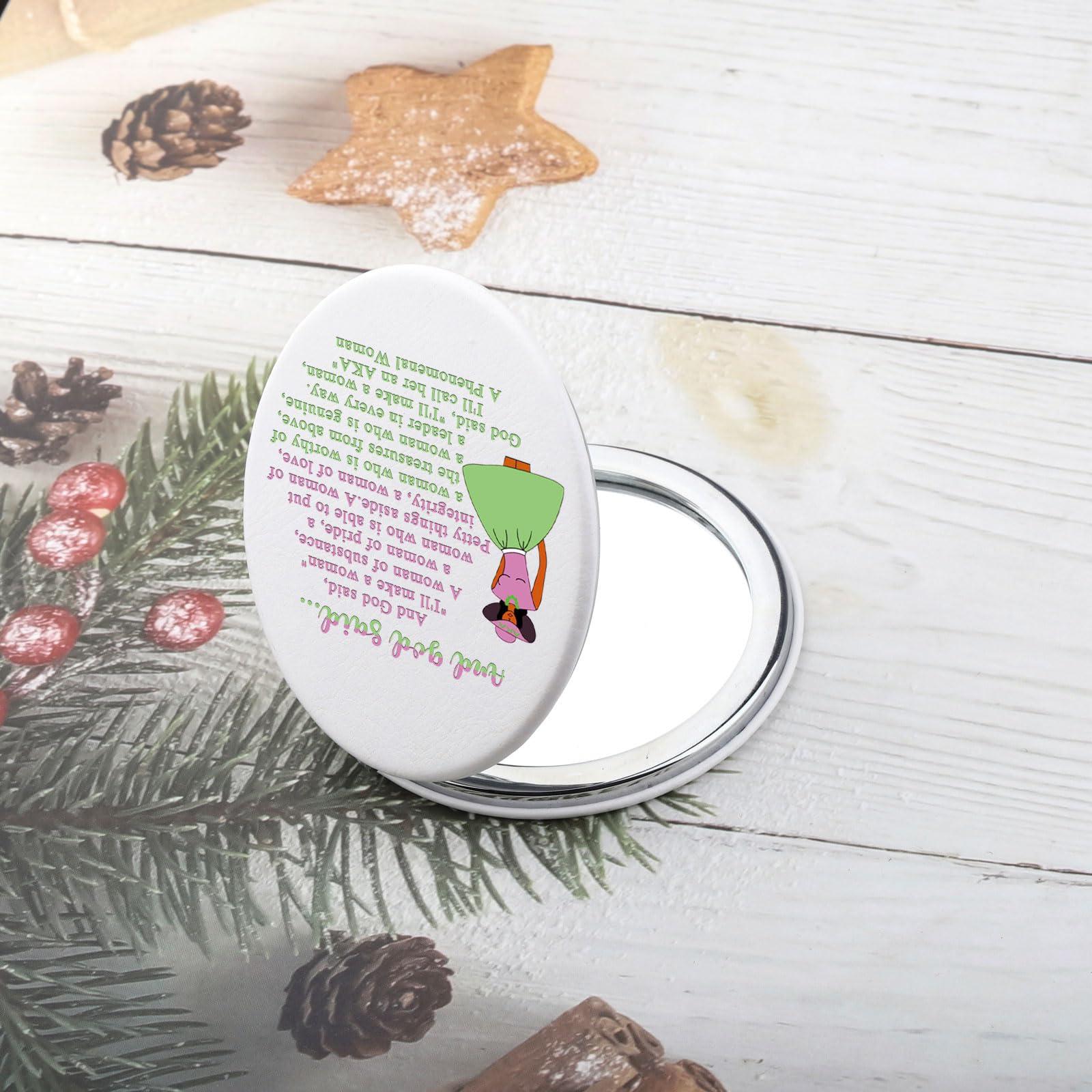 Zuo Bao Zuo Bao Sorority Gift Mirror Pretty Girl Gifts Paraphernalia Charm Pearl Gift for Women (and God Said)