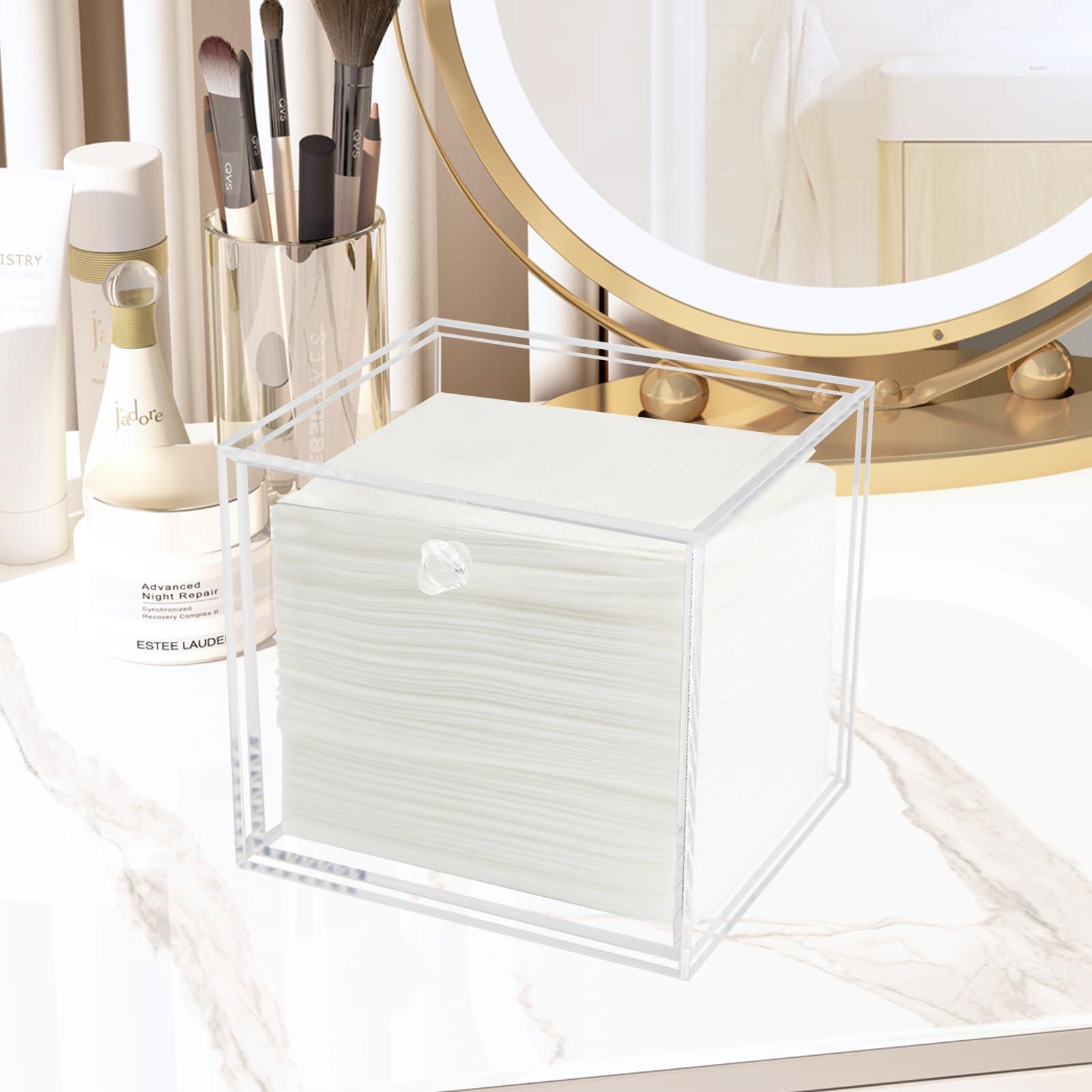 Weiai Weiai Face Towel Holder Compatible with XL, Disposable Face Towel Container Box, Clear