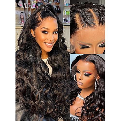 Invisible Lace Frontal Wig Pre Bleached and Pre Plucked – Bundles