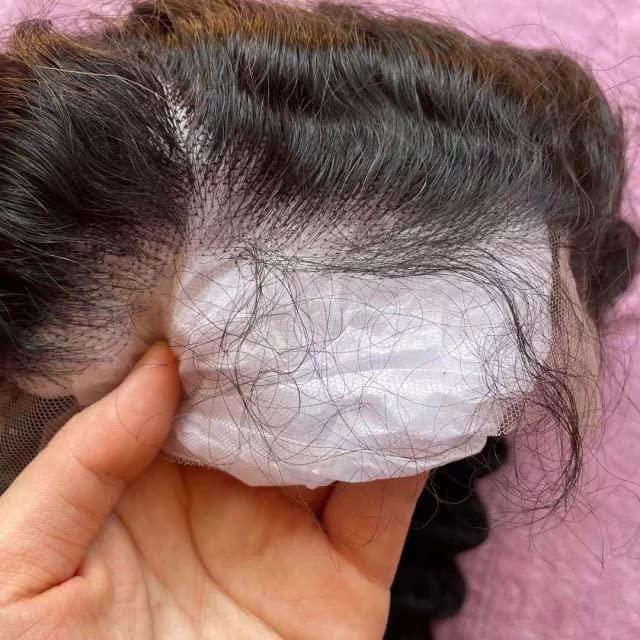 Kiss The Krown Wholesale Lace Front Wigs Deep Wave 13x4 Brazilian Human Hair 180% Density Bulk Lot (1 Wig)