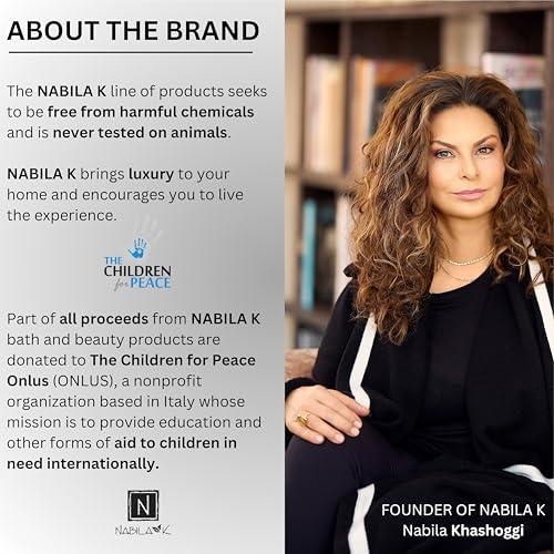 Nabila K Glycerin Bar Soap Ume Blossom Scent - Natural, Vegan-Friendly, Hypoallergenic - Moisturizing and Hydrating with 100% Vegetable Glycerin - Sulfate-Free, Paraben-Free, Chemical-Free - 4.5 oz