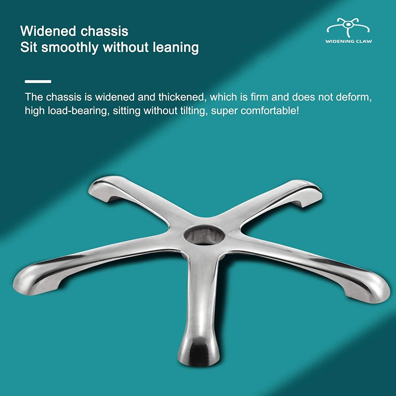 DYCIN Rolling Stools with Wheels Heavy Duty Stainless Steel Hydraulic Rolling Salon Stool, Leather with Handle Height Adjustable Beauty Swivel Stools, for Shop Drafting Work Office Tattoo Stool