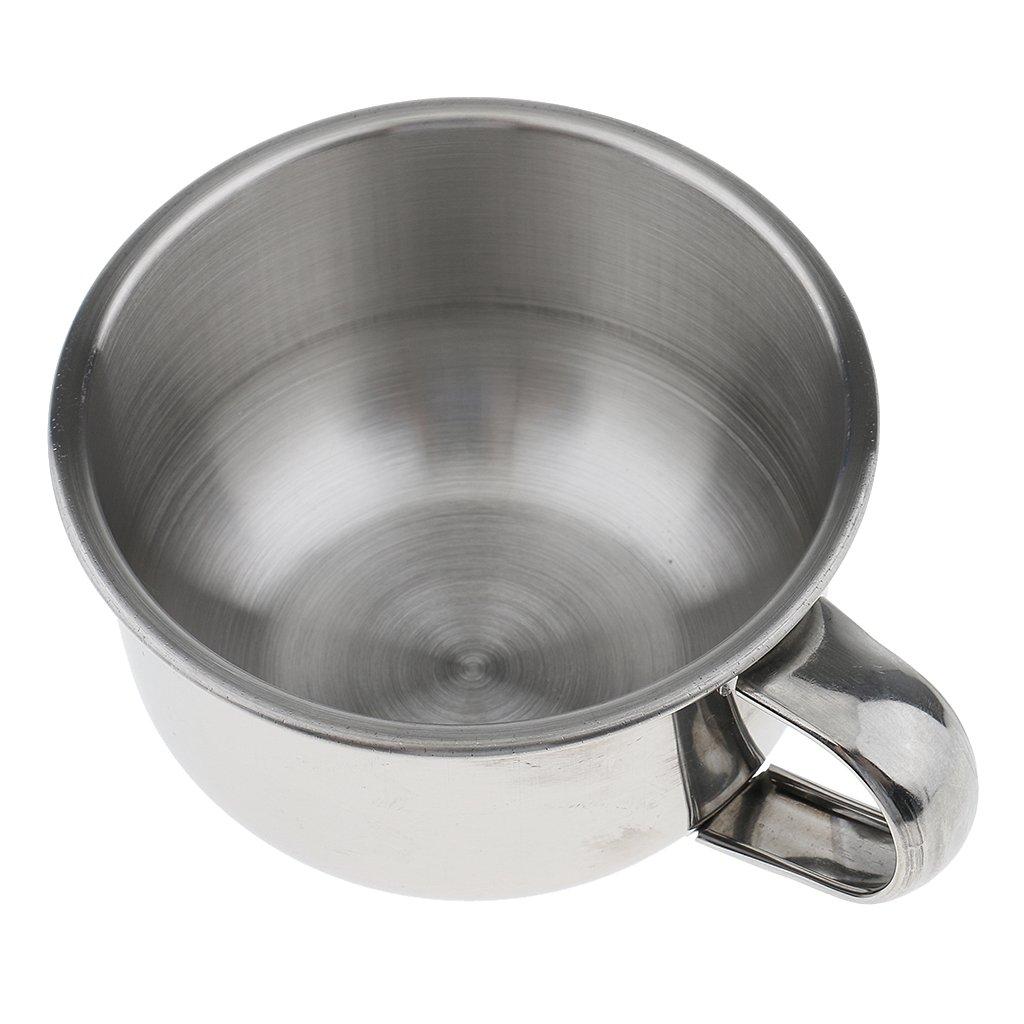 Amagogo 5 Pcs Stainless Steel Mens Shaving Bowl for Shaving Beard Brush