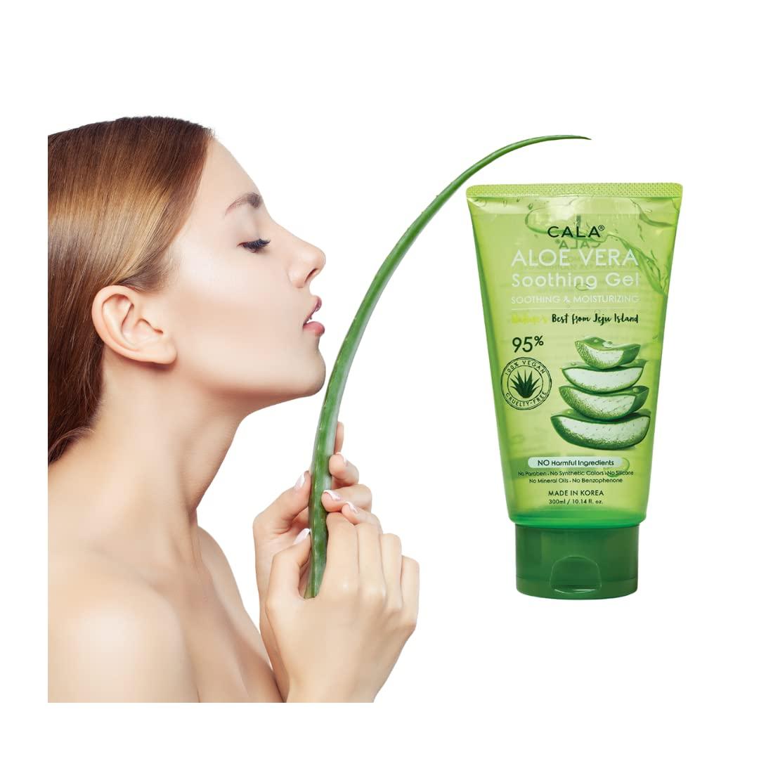 Cala Cala Aloe vera moisturizing & soothing gel 10.14 fluid ounce, 10.14 Fl Ounce
