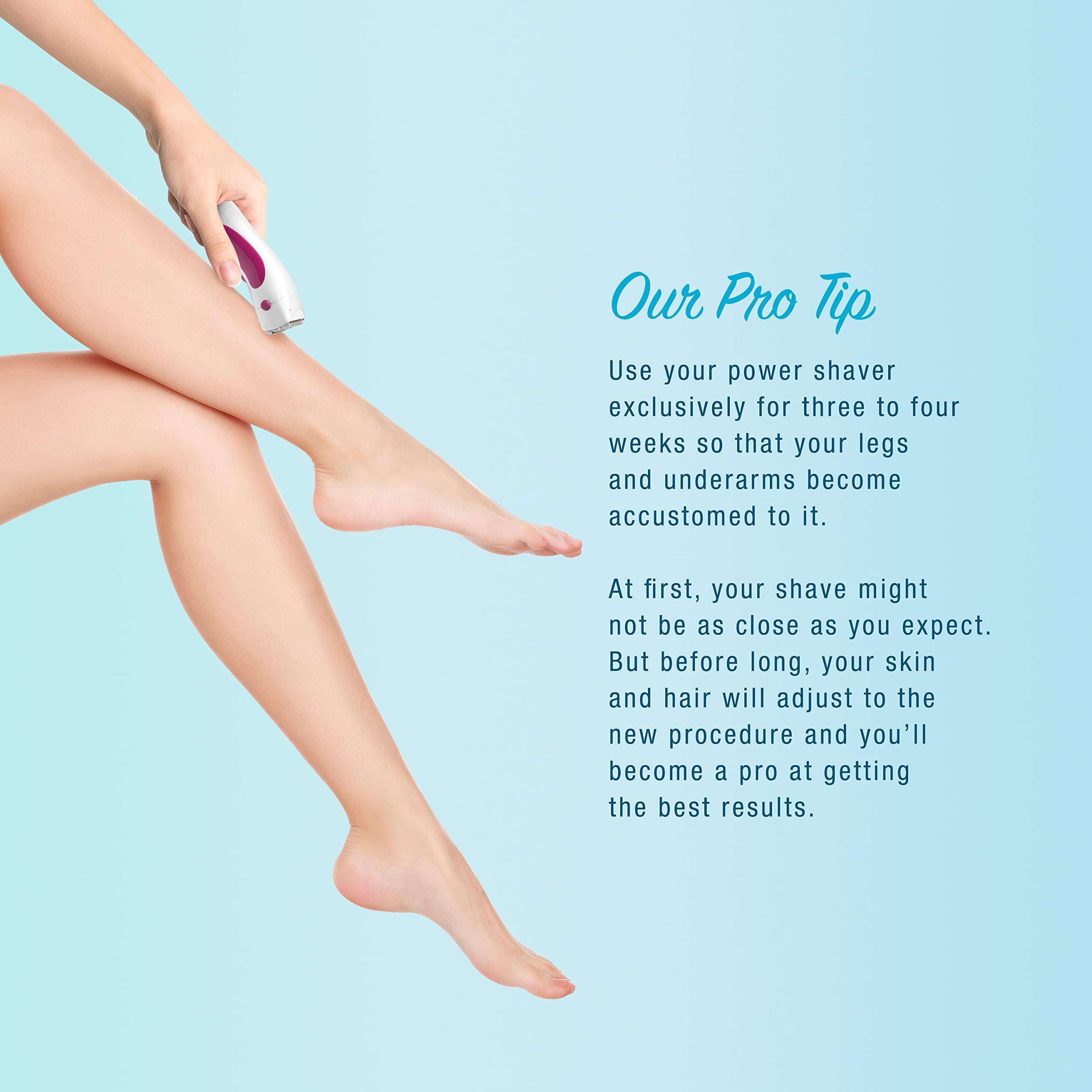 Conair Conair Body and Facial Hair Removal for Women, Cordless Electric Dual Foil Shaver & Trimmer, Perfect for Face, Ear/Nose, Eyebrows, Legs, and Bikini Lines