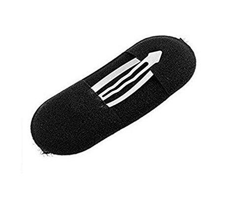 ASTRQLE 10 Pcs Black Sponge Bump Up Hair Clip Volume Padding Bun Updo Magic Head Insert Hair Barrettes Maker Tool Hairpins Hair Accessories