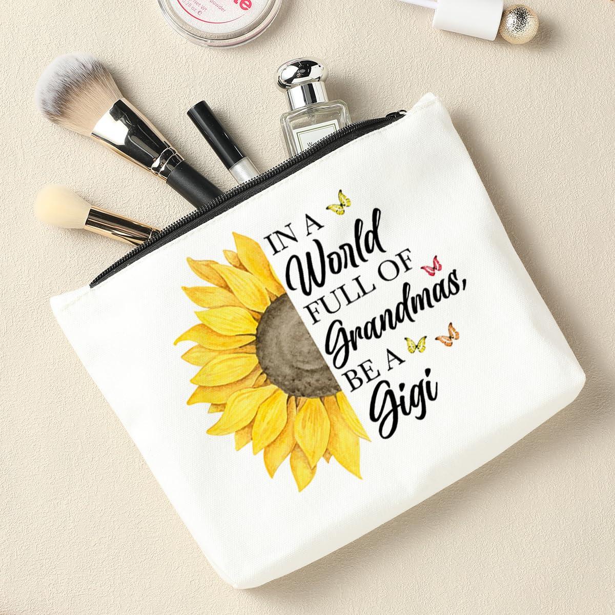 NBIAN Gigi Gifts for Grandma, Nana Gifts from, Grammy Gift for Mothers Day, Birthday Gifts for Nana, Great Grandma Gifts, Best Grandmother Gift, Thanksgiving Christmas Gifts, Travel Toiletry Bag