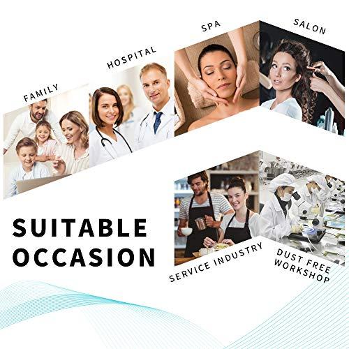 AIDIQIU Disposable Shower Caps 100 Pcs - Multi-Purpose Thickening Elastic Bath Cap Plastic Waterproof Clear Bath Shower Caps Women Spa,Home Use, Hotel and Hair Salon, Portable Travel