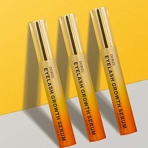 Dorzu Premium Eyelash Growth Serum and Eyebrow Enhancer Lash boost Serum for Longer, Fuller Thicker Lashes & Brows (0.17FL.oz/5ml)
