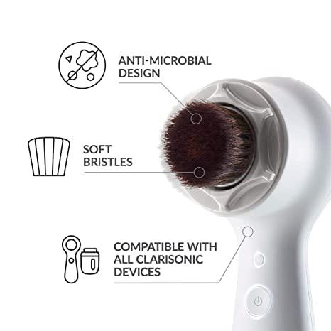 Clarisonic Clarisonic Sonic Foundation Makeup Brush Compatible with Mia 1, Mia 2, Mia Fit, Alpha Fit, Smart Profile Uplift and Alpha Fit X, 1 Count