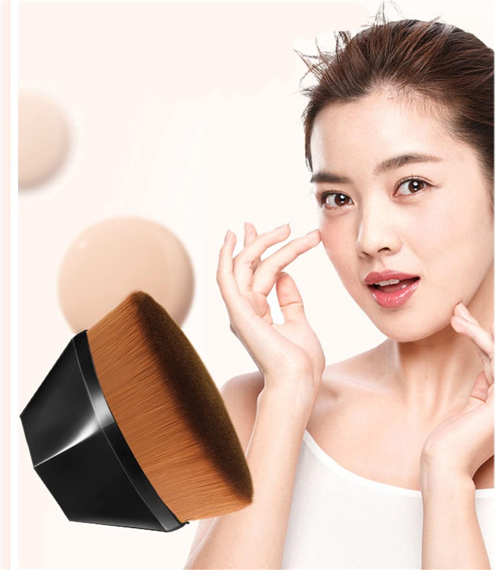 XJLXJH Kabuki Hexagonal Foundation Brush, Flawless Mom Makeup Brush, High-density Seamless Foundation Brush, Foundation Makeup Brush