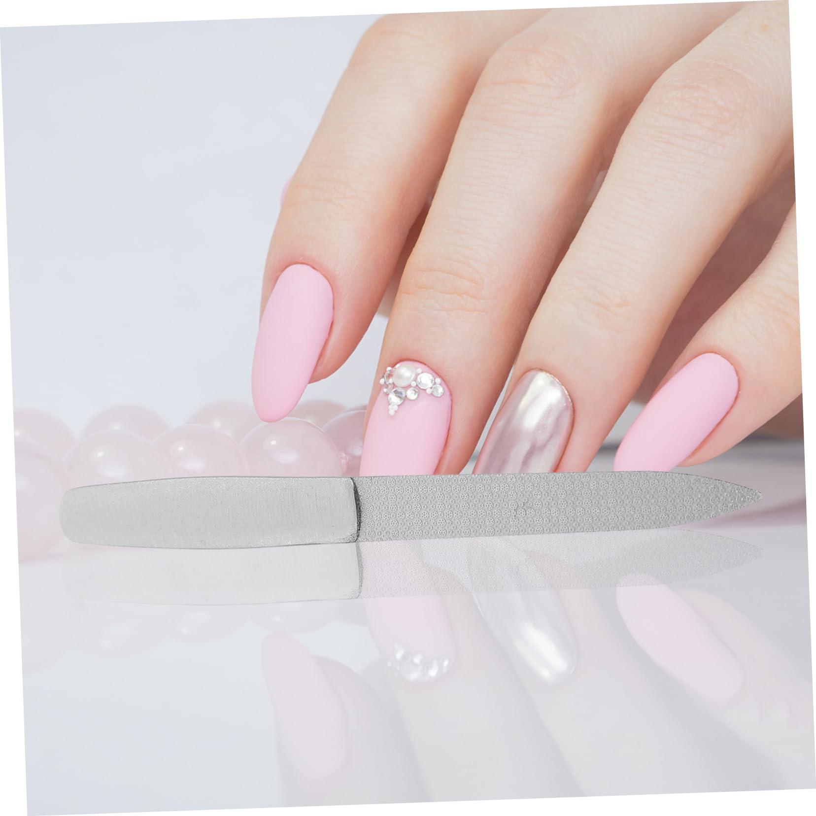 DOITOOL DOITOOL 3sets Professional Nail File Set Stainless Steel Nail Art Tools Fingernail Files Salon Manicure Tool Double-Sided Nail File Kit 6pcs*3