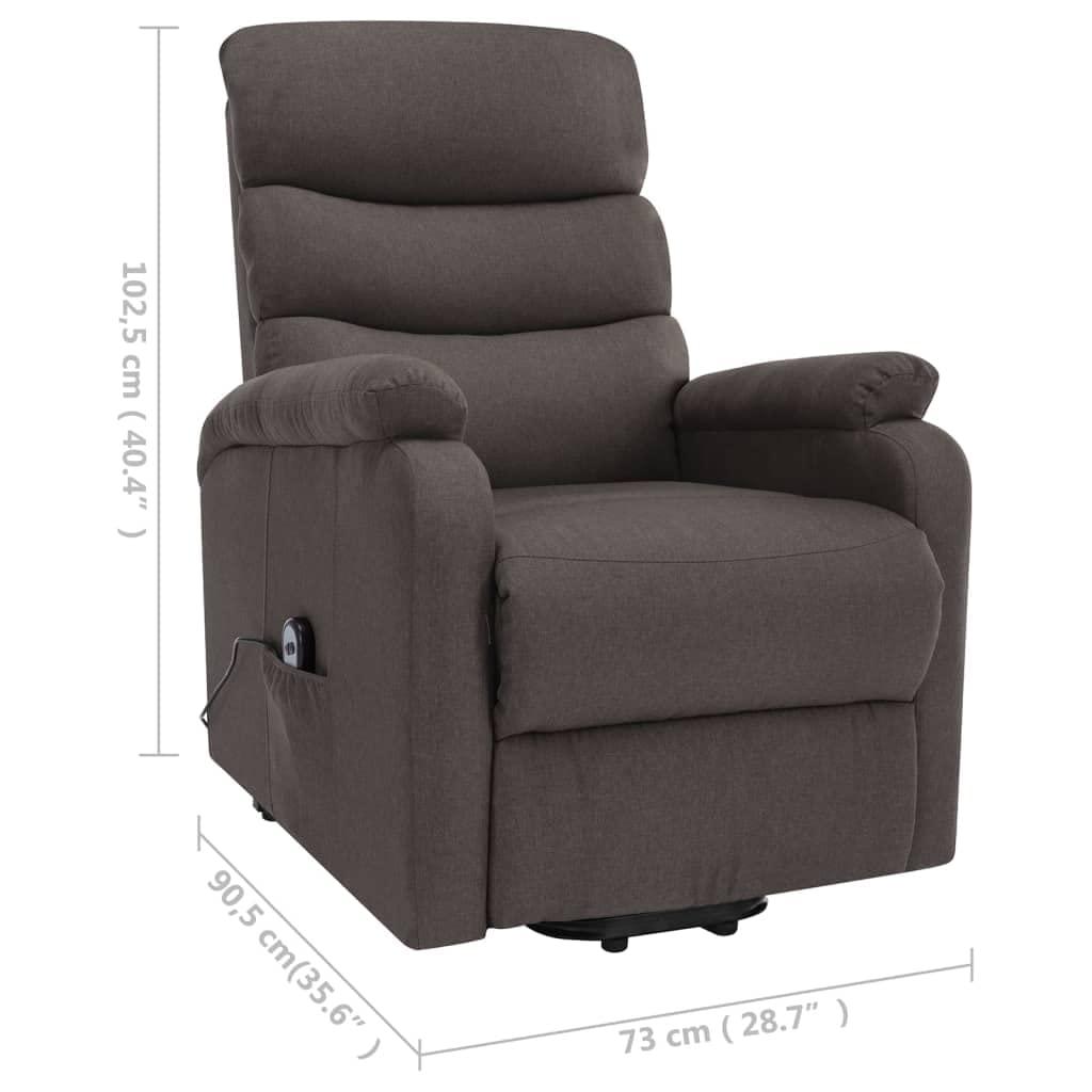 KTHLBRH KTHLBRH (Fast Delivery) Electric Massage Recliner Chair,Massage Chairs,Massage Recliner Chair,for Living Room and Bedroom Stand-up Massage Recliner Taupe Fabric