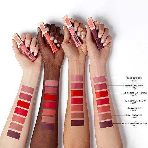 L'Oreal Paris L'Oreal Paris Makeup Infallible Pro Matte Les Macarons Scented Matte Liquid Lipstick, Highly Pigmented, Longwear, Waterproof and Smudge Proof, Mademoiselle Mango, 0.21 fl; oz.