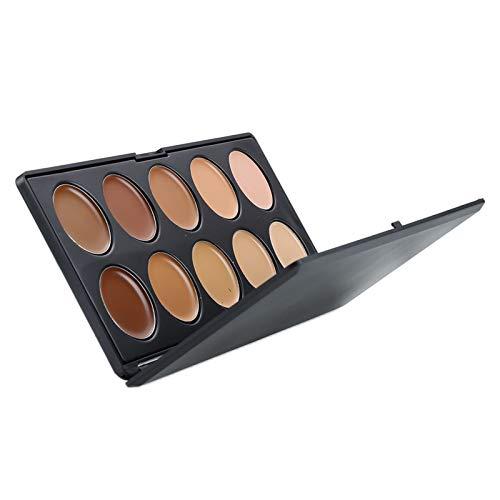 Vodisa Vodisa 10 Colour Makeup Contour Palette-Cream Concealer Kit- Blemish Face Contouring Highlighter Palette- Sleek Cosmetics Base Foundation Beauty Make up Cream Makeup Blemish Pallet