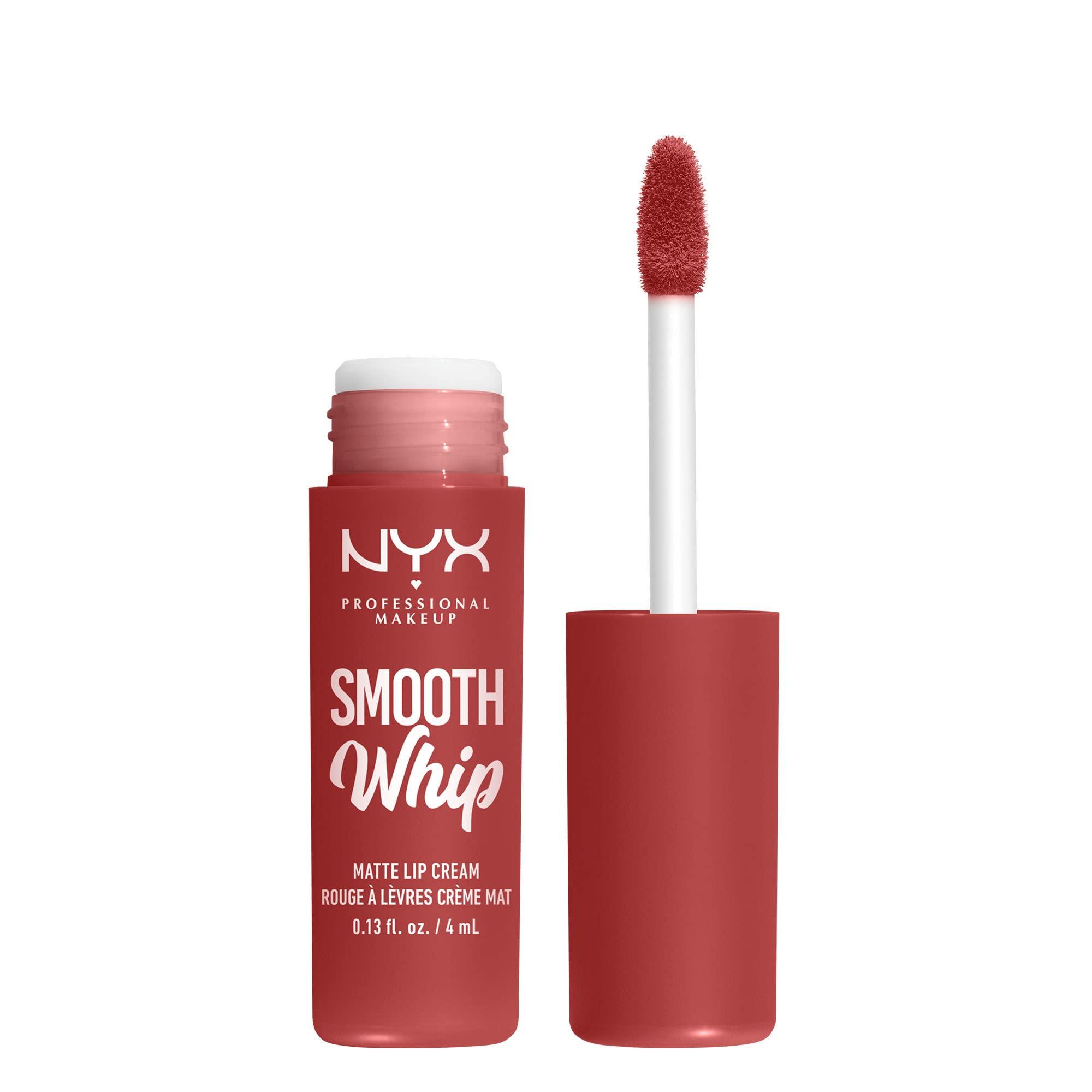 NYX PROFESSIONAL MAKEUP NYX PROFESSIONAL MAKEUP Smooth Whip Matte Lip Cream, Long Lasting, Moisturizing, Vegan Liquid Lipstick - Parfait (Midtone Red Nude)