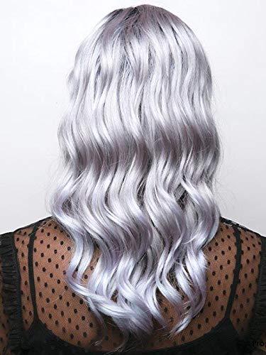 Rene of Paris Layla (Exclusive) Lace Front & Monofilament Part Synthetic Wig by Rene of Paris in Smoky Gray-R, Length: Long
