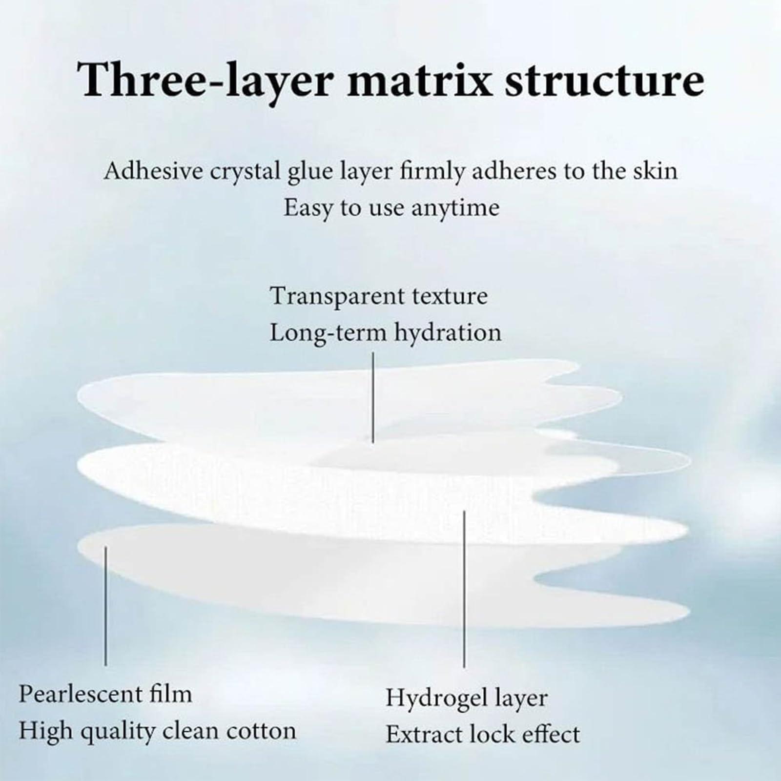 AAVEDA Microcrystalline Nasolabial Folds Removal Mask, Microcrystalline Eye Pattern Wrinkle Remover Patch, Face Wrinkle Removal Lift Mask,For Reduce Fine Lines (2box10pcs)