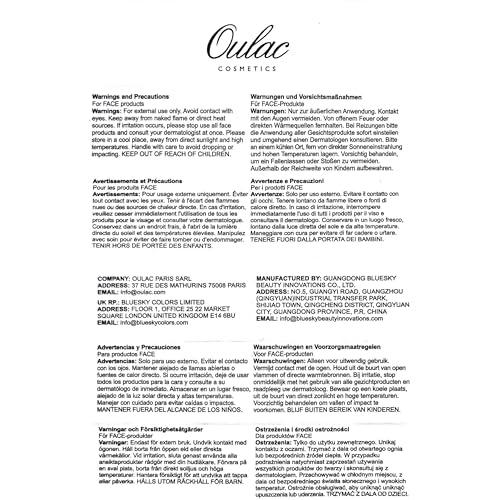 Oulac Oulac Peach Blush Makeup Fair Skin| Pigmented Powery Blush Korean Style| Natural Radiant Look| Blendable & Buildable Blush Light Skin| Vegan Cruelty-Free| 4.8g 16 Summer Time