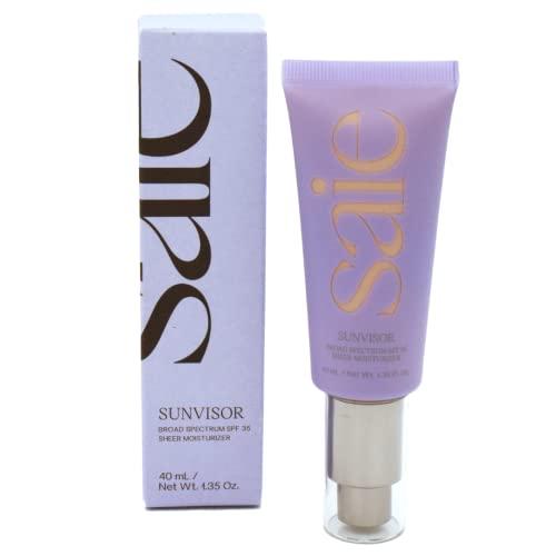 Saie Saie Sunvisor Broad Spectrum SPF 35 Sheer Moisturizer 1.35 oz