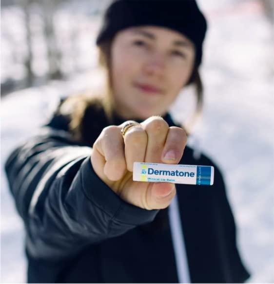 DERMATONE Dermatone Mineral Lip Balm | Moisturizing, Reef Safe, Oxybenzone Free | SPF 30 Sun Protection | Zinc Oxide Lip Sunscreen | Jojoba Seed Oil & Vitamin E | 0.15 oz (2-Pack)