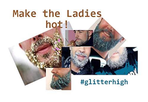 Shit the Glitter (- The Original -) Shit the Glitter - Hipster Edition (8 original glitter pills for you and your beard) Fashion style for your glamor party