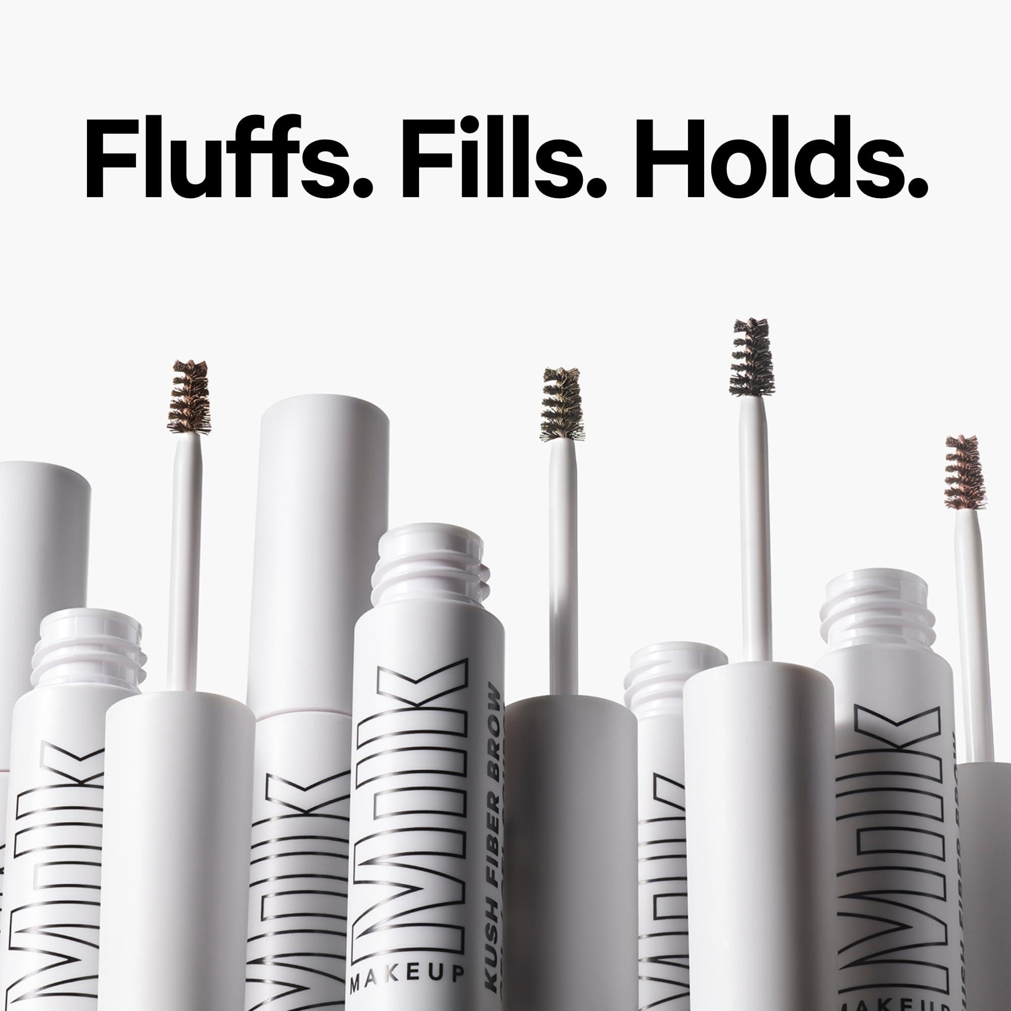 Milk Makeup Milk Makeup KUSH Fiber Brow Gel, Herb (Medium Brown) - Thickening Brow Gel - Soft, Flexible Hold - Vegan, Cruelty Free