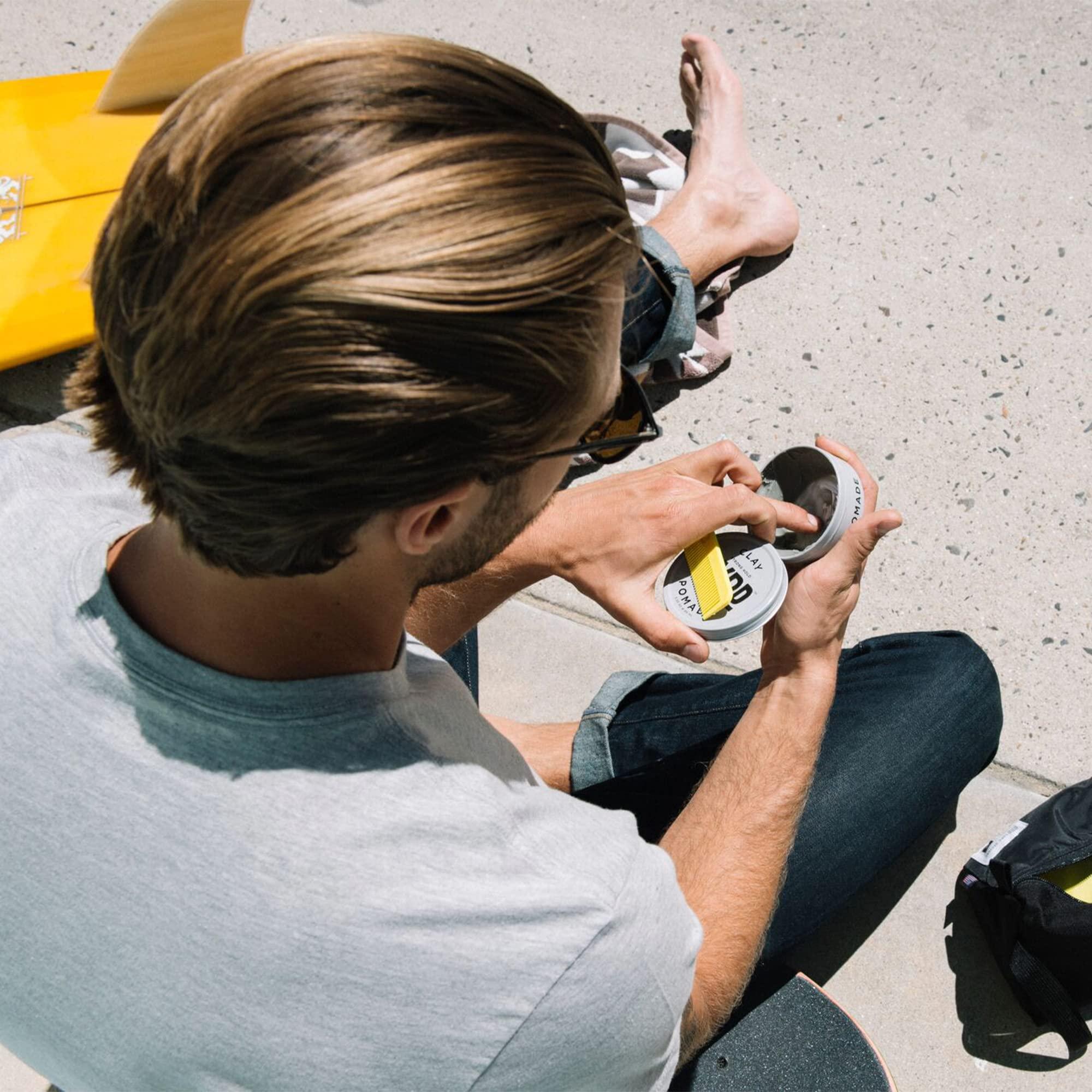 BYRD Hairdo Products BYRD Hair Clay Pomade – Strong Hold, Ultra Matte Finish, Add Volume and Sculpt to All Hair Types, 3.35 Oz