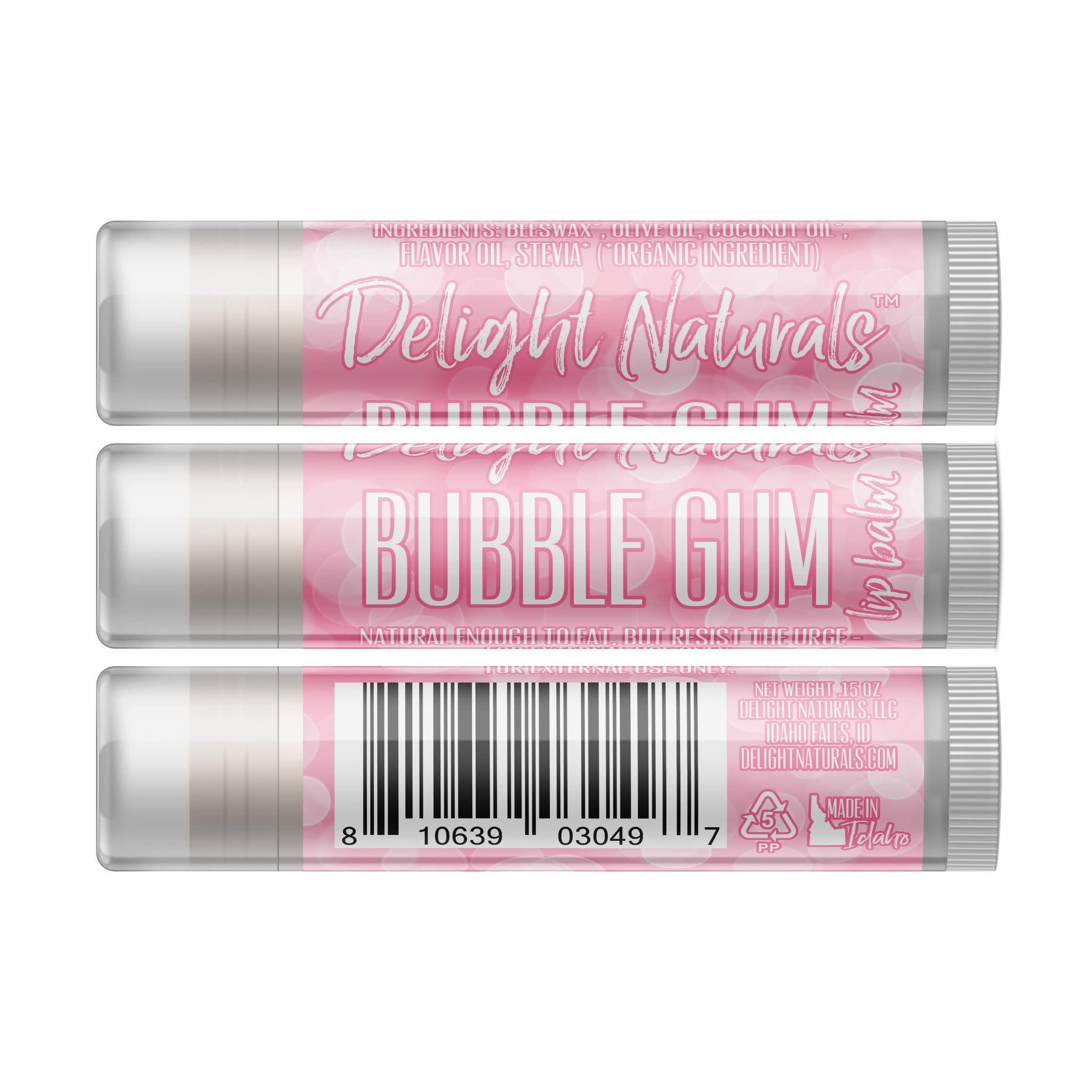 Delight Naturals Delight Naturals Bubble Gum Lip Balm - Single Tube