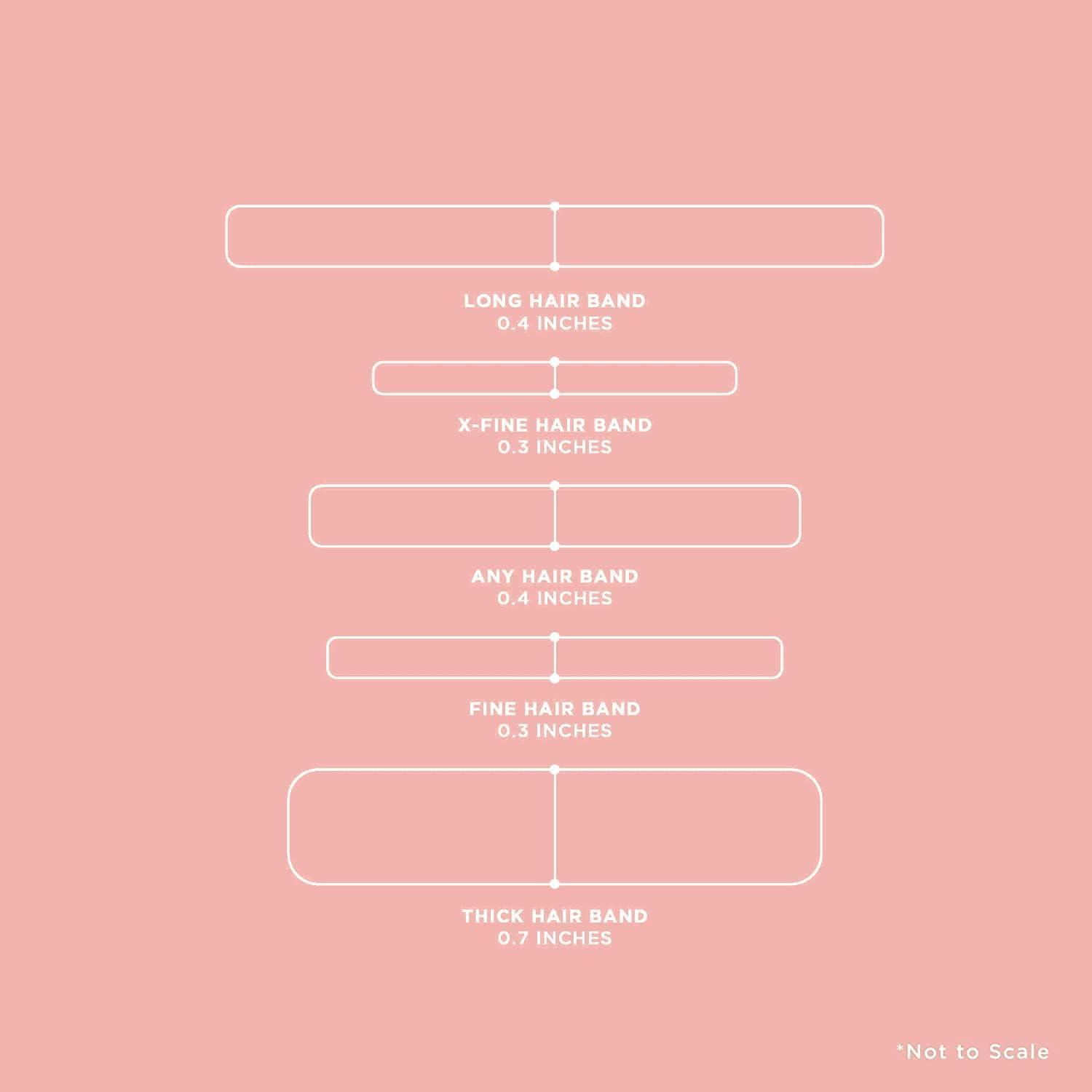 GIMME Gimme Beauty - Extra Fine Hair Ties - Blondie - Seamless, No Break Microfiber Elastic Hair Ties - Firm Yet Gentle Hair Accessories with All Day Hold + No Snagging, Dents, or Breakage (12 Count)