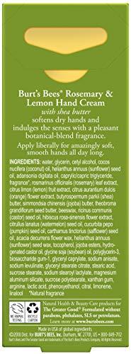 Burt's Bees Burts Bees Rosemary & Lemon Hand Cream with Shea Butter, 1 Oz (Package May Vary)