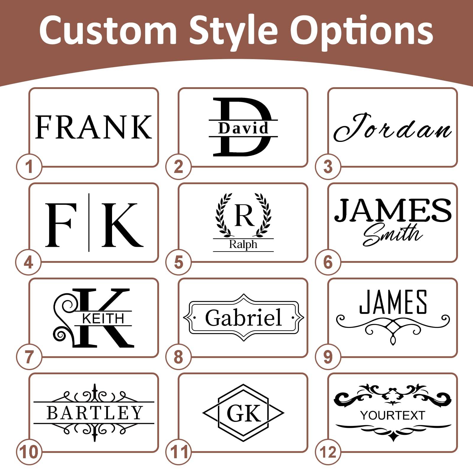 Sparklove Sparklove Personalized Leather Toiletry Bag for Men, Handcrafted Travel Dopp Kit Gift with Custom Pattern and Text, Unique Gift for Men, Boyfriend, Dad, Father\'s Day Gifts