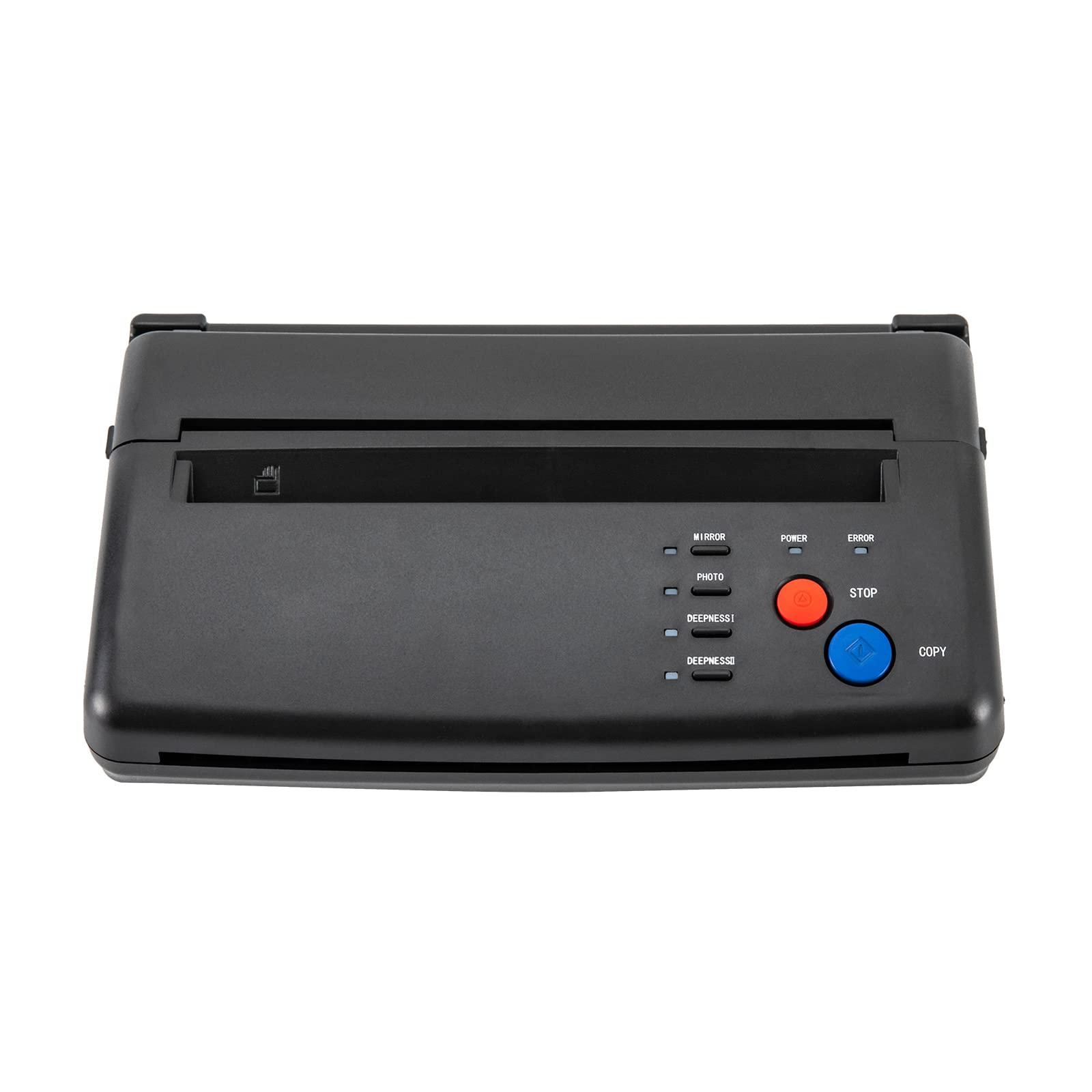 RustyVioum RustyVioum Tattoo Stencil Maker Tattoo Transfer, ABS Thermal Copier Stencil Printer Machine, Rectangle Tattoo Stencil Maker for All Kinds of Skin