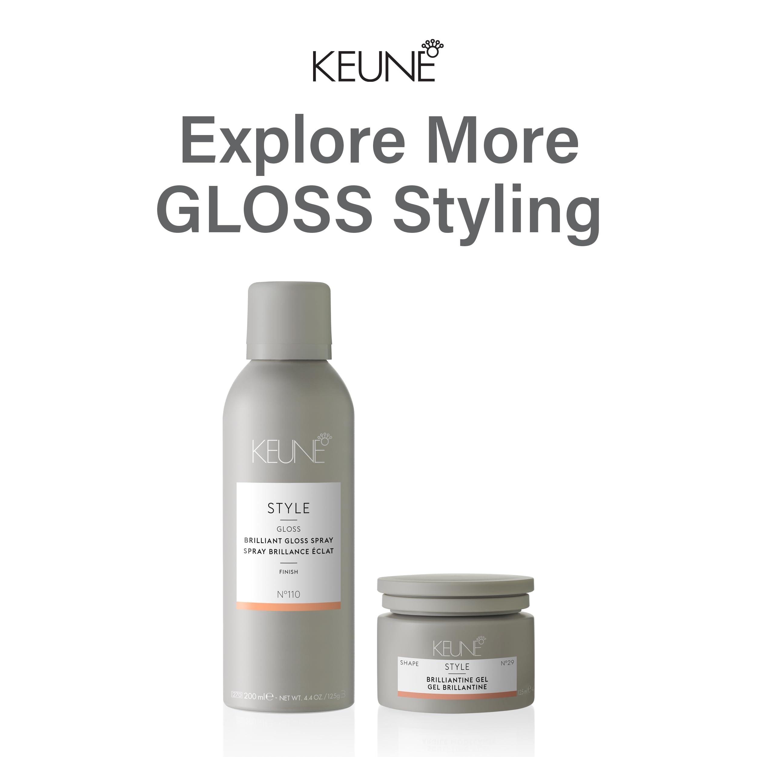 KEUNE Keune Style Brilliantine Gel, Soft Hold & High Shine Styling Gel, 4.2 Fl Oz