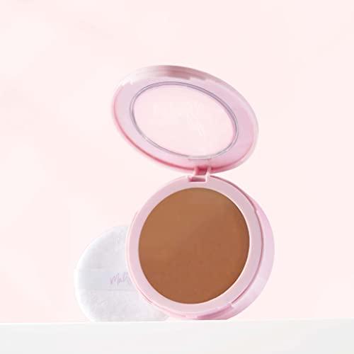 Mally Beauty Mally Beauty Soft as Silk Powder Foundation - Rich - Buildable Light to Medium Coverage - Lightweight Matte Finish