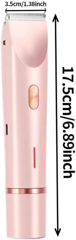 bokando Glow Aura Shaver, Glowshave Hair Remover, Glowshave - Electric Lady Razor, Waterproof Electric Bikini Trimmer for Women, Wet and Dry, for Leg Arm Underarm (2Pcs)