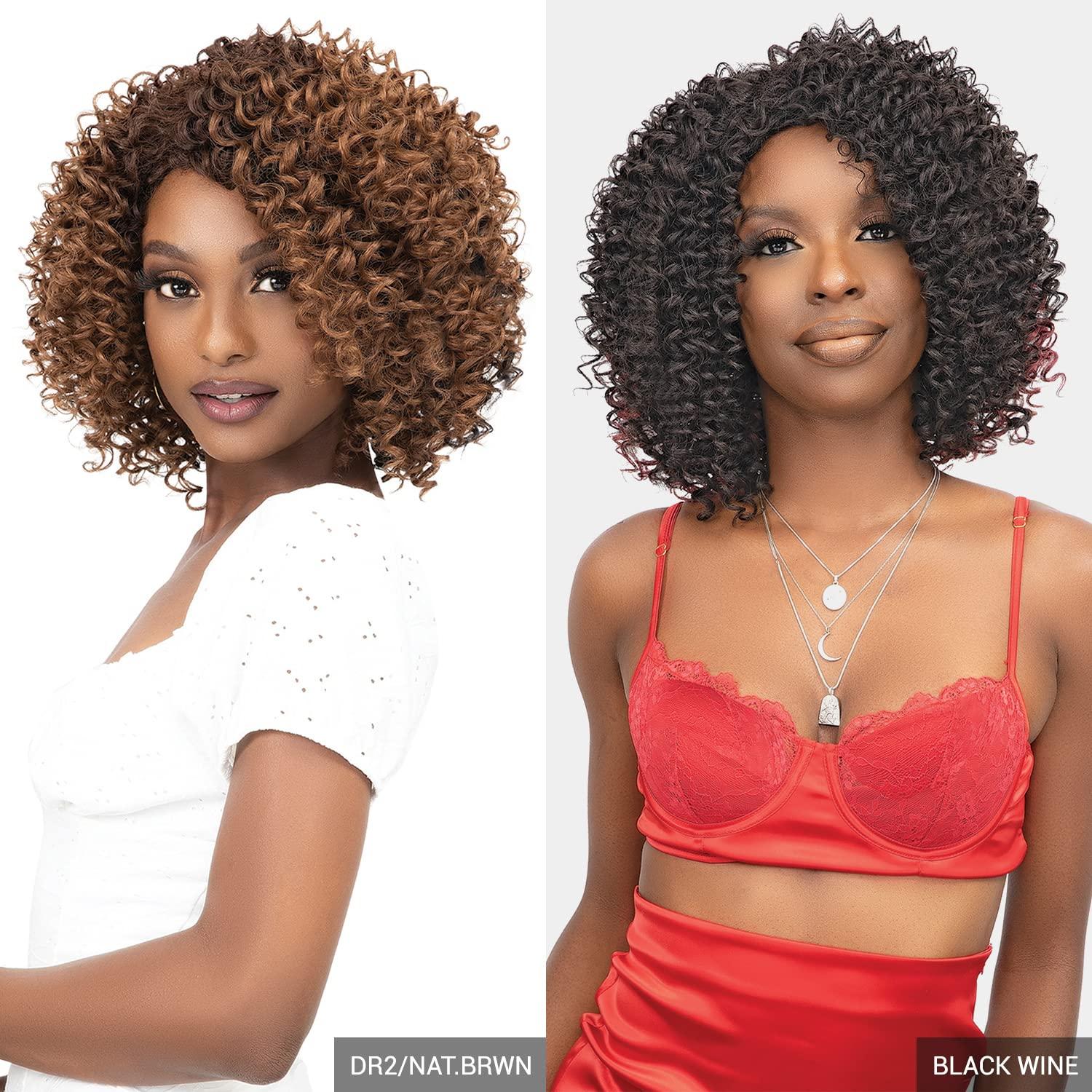 Janet Collection Janet Collection Natural Curly Aubrey Wig (GOLDEN BRONZE)