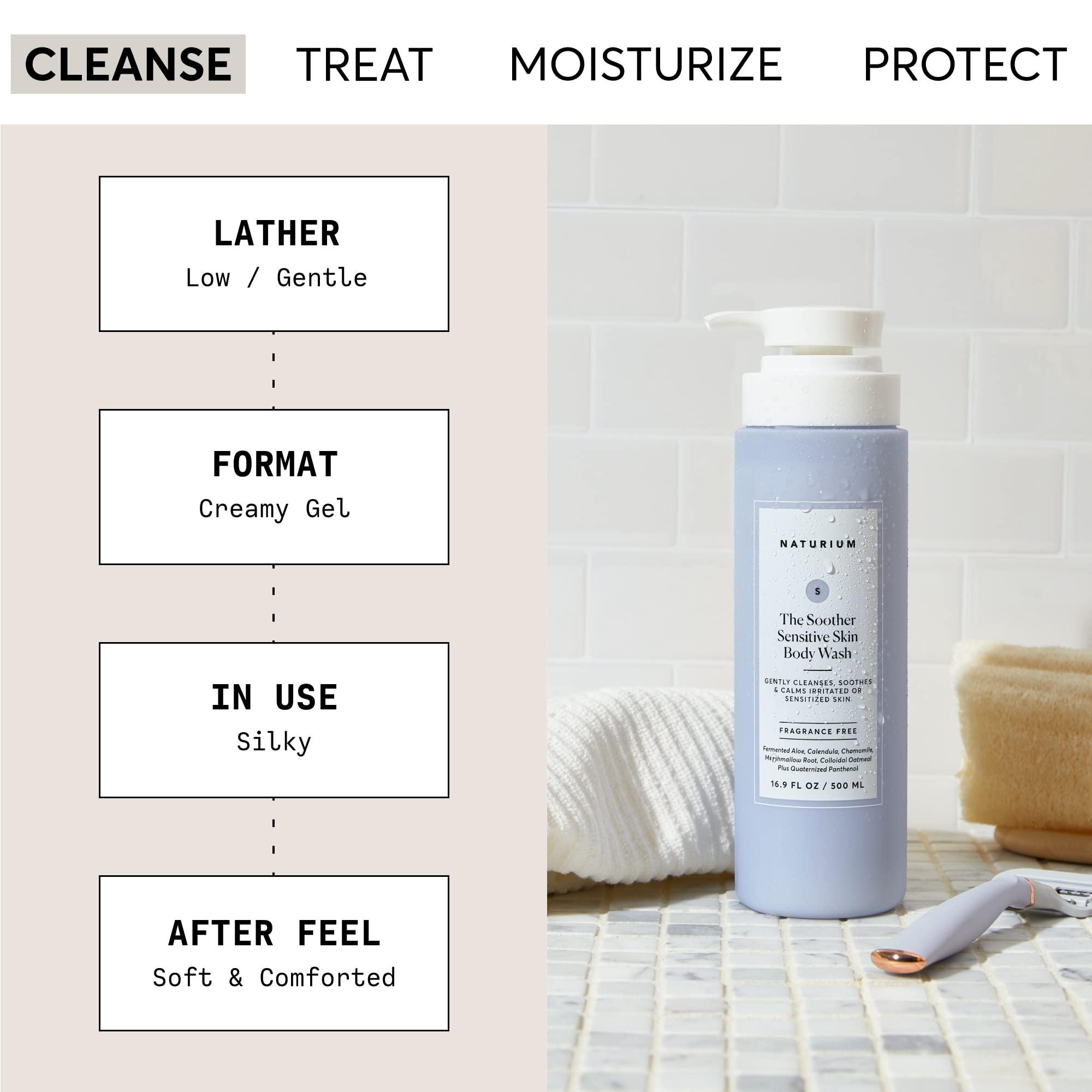 Naturium Naturium The Soother Sensitive Skin Body Wash, Gentle Skin-Soothing Formula, 16.9 oz